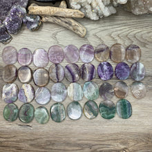 Load image into Gallery viewer, Fluorite Smooth Palm Stones
