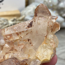 Load image into Gallery viewer, Red / Tangerine Quartz Cluster #017 * Double Sided