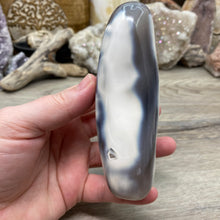 Bild in Galerie-Viewer laden, Orca Agate Stone Freeform ~ 4.45" x 2.23" x 1.54"