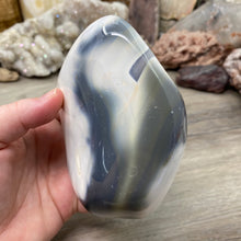 Load image into Gallery viewer, Orca Agate Stone Freeform ~ 4.36" x 3.69" x 2.11"