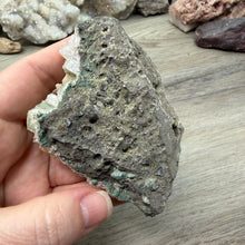 将图像加载到图库查看器中,<transcy>鱼眼石与辉石和绿色绿泥石</transcy>