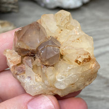 Load image into Gallery viewer, Red / Tangerine Quartz Cluster #73