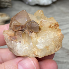 Load image into Gallery viewer, Red / Tangerine Quartz Cluster #73