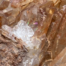 Load image into Gallery viewer, Red / Tangerine Quartz Cluster #78