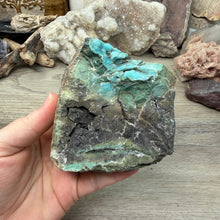 Load image into Gallery viewer, Chrysocolla and Malachite Rough #6