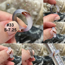 Bild in Galerie-Viewer laden, Agate 5mm Band Rings