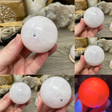 Bild in Galerie-Viewer laden, Pink Calcite / Mangano Calcite 48-49mm Spheres