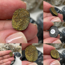 Load image into Gallery viewer, Pyrite 16x12mm Oval Cabochons