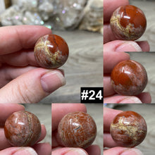 Load image into Gallery viewer, Brecciated Red Jasper 20-22mm Spheres