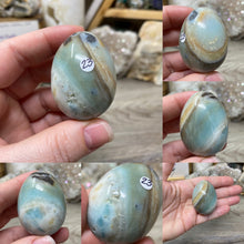 Bild in Galerie-Viewer laden, Black Gold Amazonite 2" Eggs