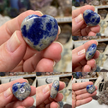 Chargez l'image dans la visionneuse de la galerie, Sodalite 1" Hearts