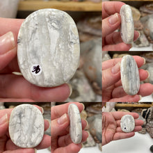 Load image into Gallery viewer, Howlite Smooth Palm Stones