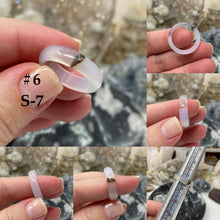 Bild in Galerie-Viewer laden, Agate 5mm Band Rings
