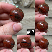Load image into Gallery viewer, Brecciated Red Jasper 20-22mm Spheres