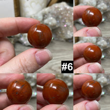 Load image into Gallery viewer, Brecciated Red Jasper 20-22mm Spheres
