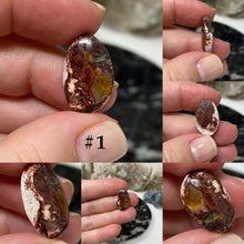 Load image into Gallery viewer, Mexican Fire Opal in Matrix Cabs Under 3 Grams