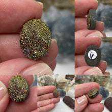 Load image into Gallery viewer, Pyrite 16x12mm Oval Cabochons