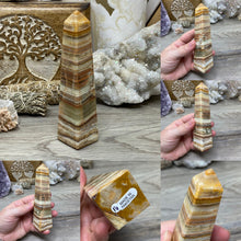 Bild in Galerie-Viewer laden, Green Onyx 5" Obelisk Towers