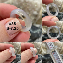 Bild in Galerie-Viewer laden, Agate 5mm Band Rings