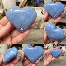 Bild in Galerie-Viewer laden, Angelite Heart Palm Stones