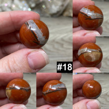 Load image into Gallery viewer, Brecciated Red Jasper 20-22mm Spheres