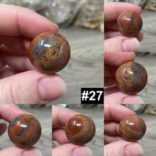 Load image into Gallery viewer, Brecciated Red Jasper 20-22mm Spheres