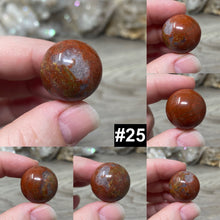 Load image into Gallery viewer, Brecciated Red Jasper 20-22mm Spheres