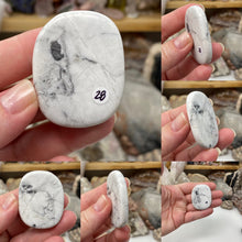 Load image into Gallery viewer, Howlite Smooth Palm Stones