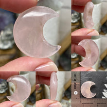 将图像加载到图库查看器中,Rose Quartz 1.25" Moons