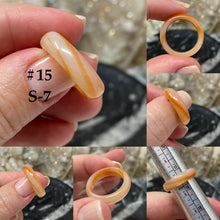 Bild in Galerie-Viewer laden, Agate 5mm Band Rings