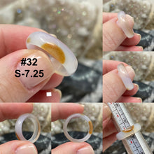 Bild in Galerie-Viewer laden, Agate 5mm Band Rings