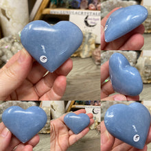 Bild in Galerie-Viewer laden, Angelite Heart Palm Stones
