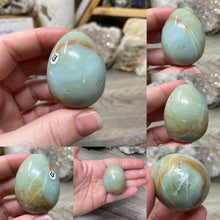 Bild in Galerie-Viewer laden, Black Gold Amazonite 2" Eggs