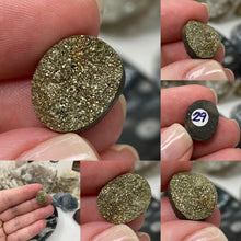 Load image into Gallery viewer, Pyrite 16x12mm Oval Cabochons