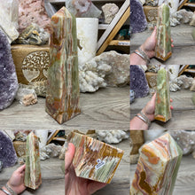 Bild in Galerie-Viewer laden, Green Onyx 8" Obelisk Towers