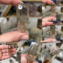 将图像加载到图库查看器中,Smoky Quartz / Lodolite Lightly Tumbled Points