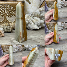 Bild in Galerie-Viewer laden, Green Onyx 5" Obelisk Towers