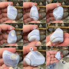 Bild in Galerie-Viewer laden, Blue Lace Agate X-Large Tumbles
