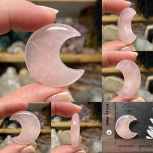 将图像加载到图库查看器中,Rose Quartz 1.25" Moons