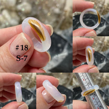 Bild in Galerie-Viewer laden, Agate 5mm Band Rings