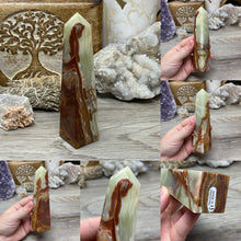 Bild in Galerie-Viewer laden, Green Onyx 5" Obelisk Towers