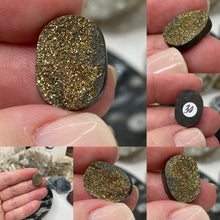 Load image into Gallery viewer, Pyrite 16x12mm Oval Cabochons