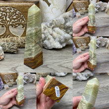 Bild in Galerie-Viewer laden, Green Onyx 5" Obelisk Towers