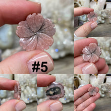 Bild in Galerie-Viewer laden, Rhodochrosite Flowers with Drilled Holes