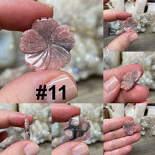 Bild in Galerie-Viewer laden, Rhodochrosite Flowers with Drilled Holes