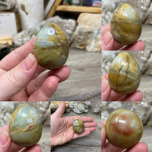 Bild in Galerie-Viewer laden, Black Gold Amazonite 2" Eggs