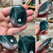将图像加载到图库查看器中,Ocean Jasper Worry Palm Stones