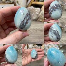 Bild in Galerie-Viewer laden, Black Gold Amazonite 2" Eggs