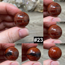 Load image into Gallery viewer, Brecciated Red Jasper 20-22mm Spheres