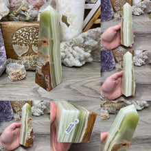 Bild in Galerie-Viewer laden, Green Onyx 6" Obelisk Towers